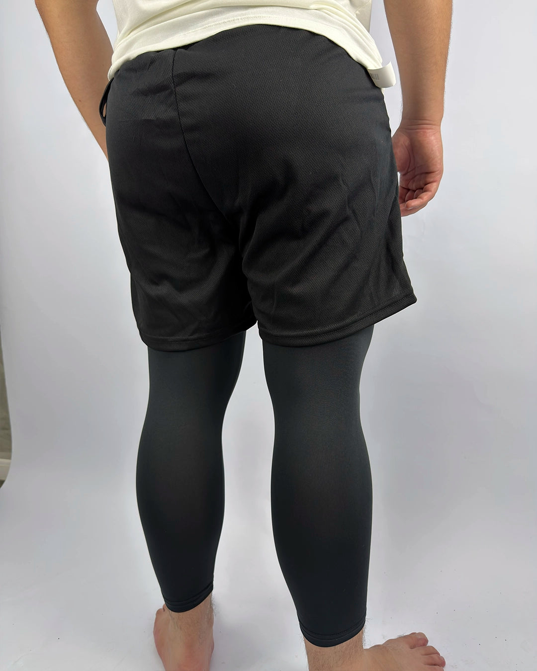 Calça Legging Masculina Com Shorts Run