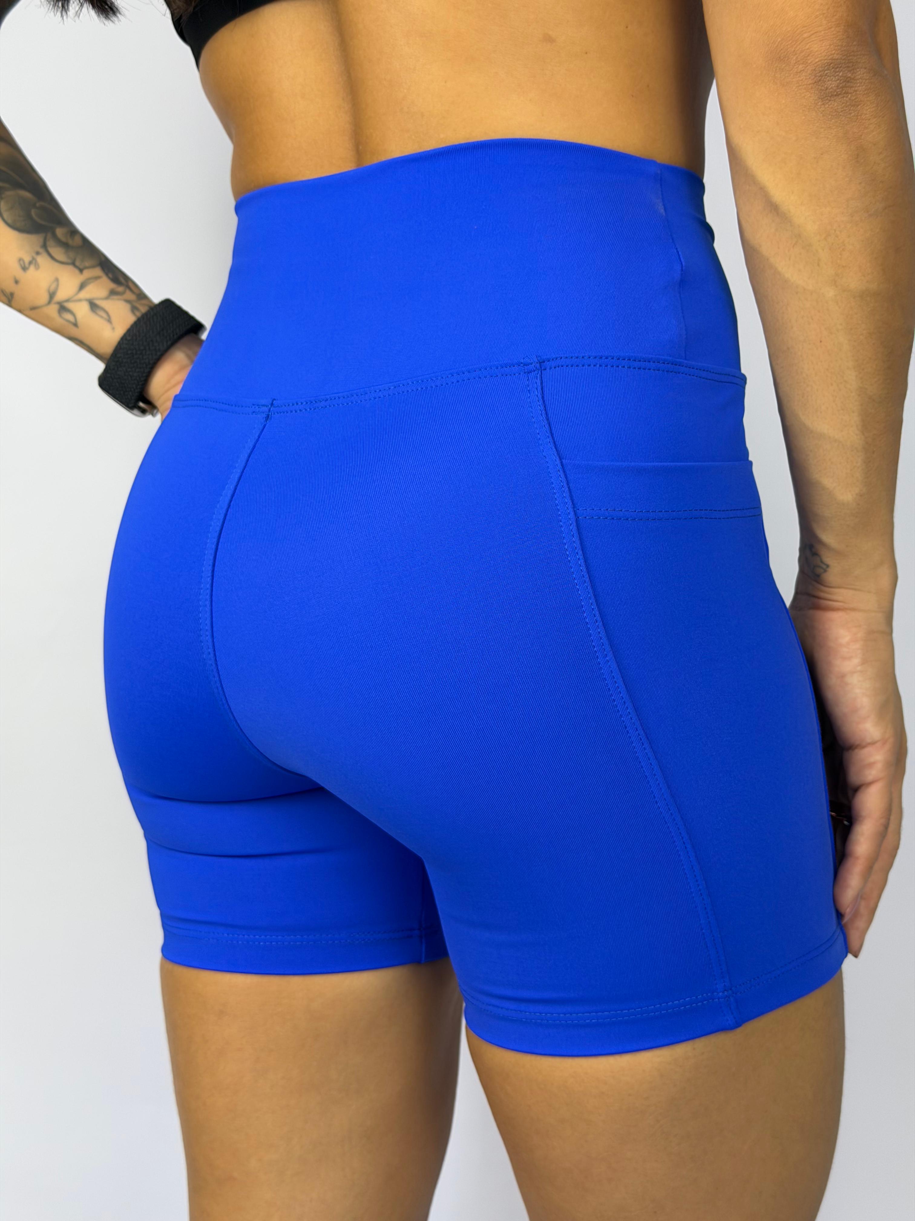 Shorts com Bolso Lateral Poliamida