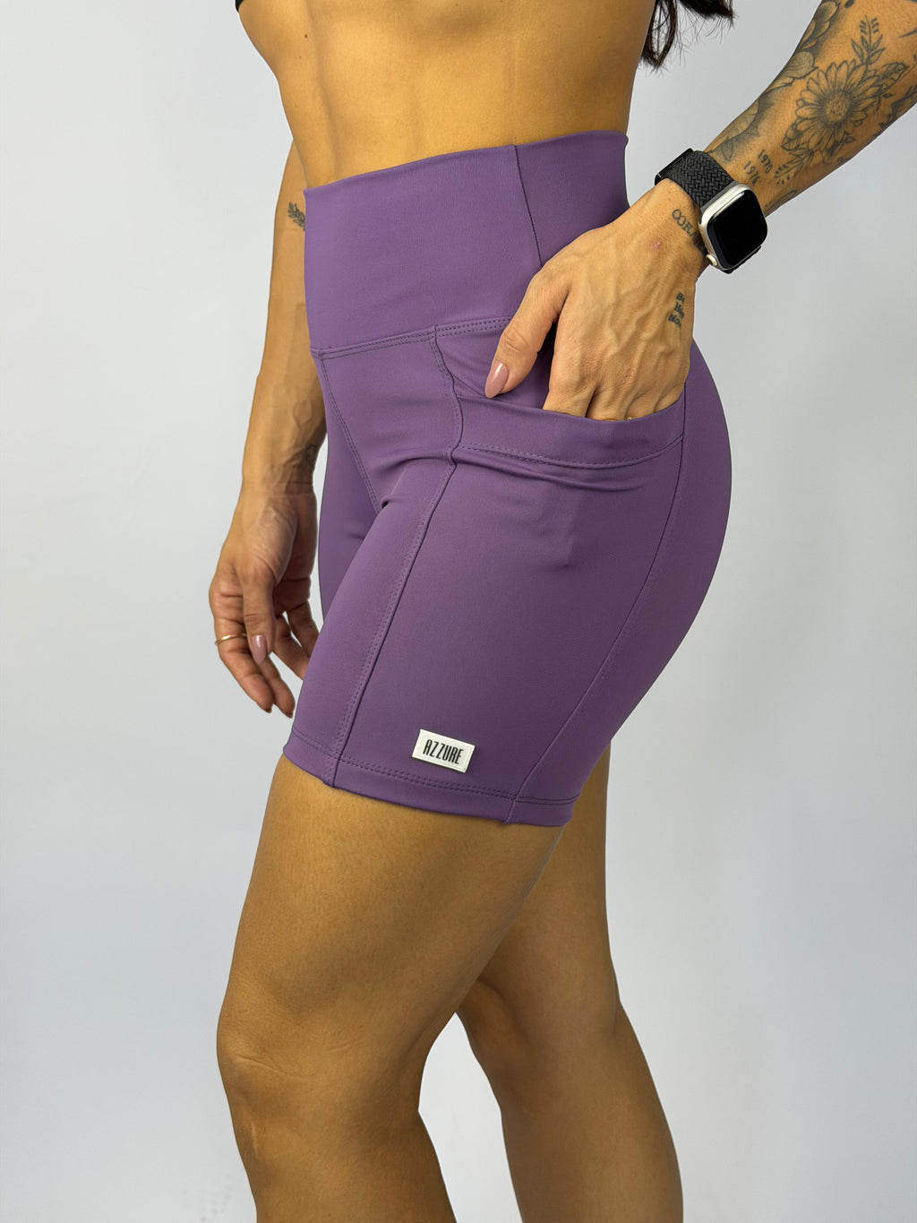 Shorts com Bolso Lateral Poliamida