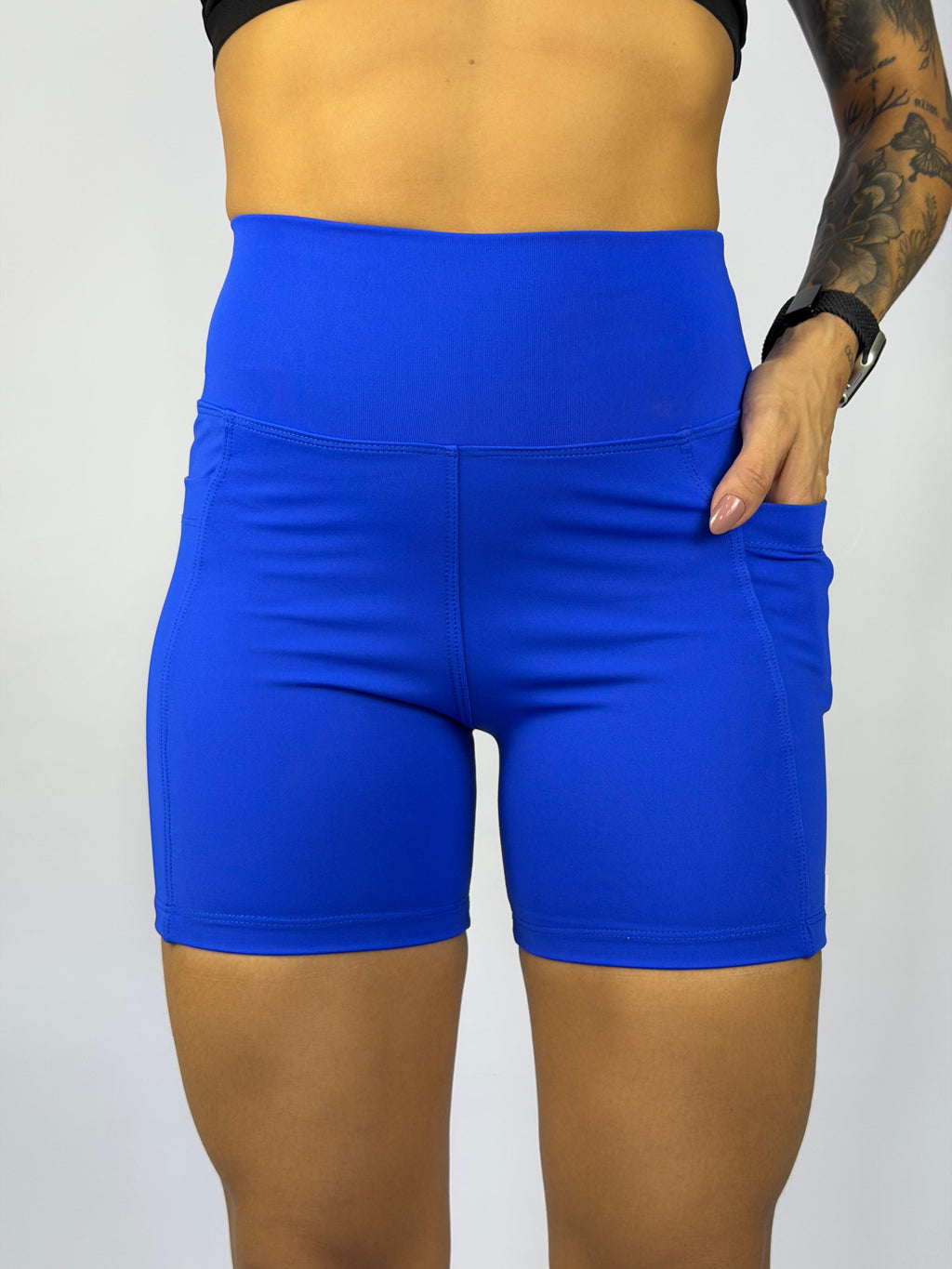 Shorts com Bolso Lateral Poliamida