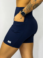 Shorts com Bolso Lateral Poliamida