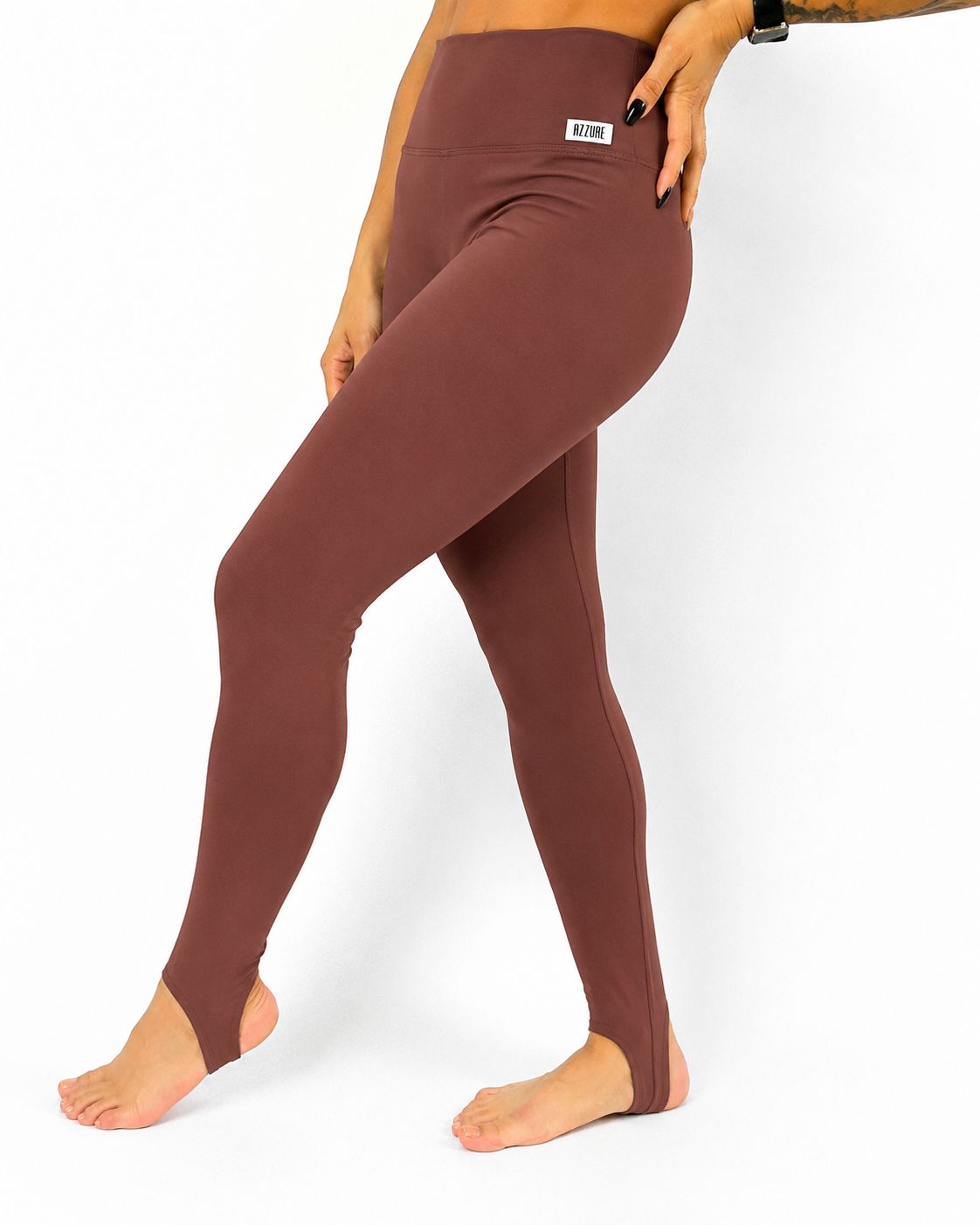 Calça Legging Flow Pézinho em Poliamida